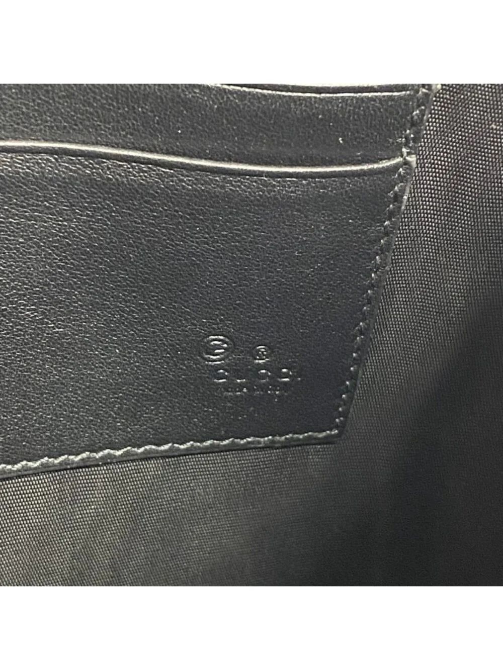 Gucci Clutch Micro Guccissima Leather Black Silver
